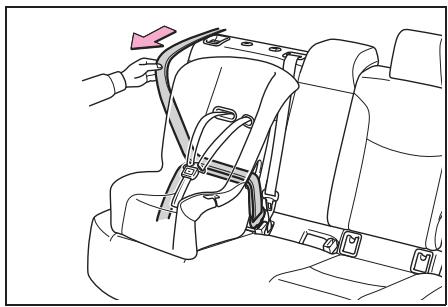 TOYOTA Corolla Cross (2024) - (ceinture à verrouillage pour siège de sécurité enfant) - 8