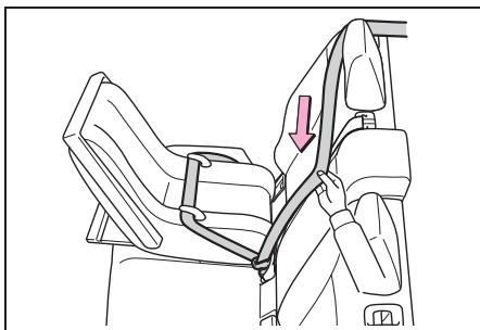 TOYOTA Corolla Cross (2024) - (ceinture à verrouillage pour siège de sécurité enfant) - 3