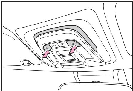 TOYOTA Corolla Cross (2024) - Utilisation des éclairages individuels - 1