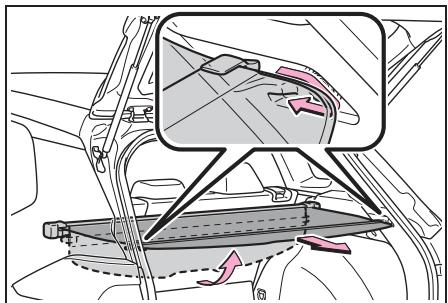 TOYOTA Corolla Cross (2024) - Cache-bagages (sur modèles équipés) - 1