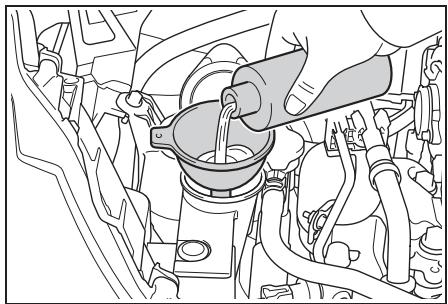 TOYOTA Corolla Cross (2024) - Appoint en liquide de lave-vitre - 1