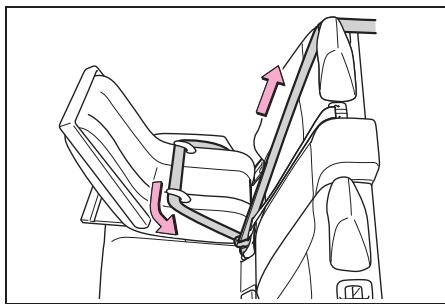 TOYOTA Corolla Cross (2024) - (ceinture à verrouillage pour siège de sécurité enfant) - 4