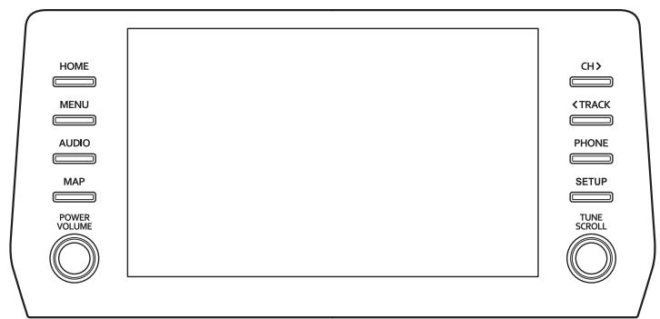 HOME MENU AUDIO MAP POWER VOLUME CH>