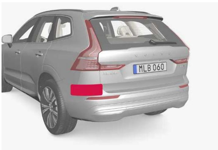 VOLVO XC60 (2024) - Unités radar - 2