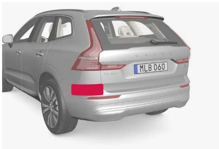 VOLVO XC60 (2024) - Entretien recommandé des unités de caméra, de capteurs et radar - 2