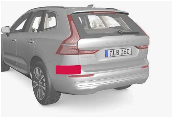 VOLVO XC60 (2024) - Limites du BLIS\* - 1