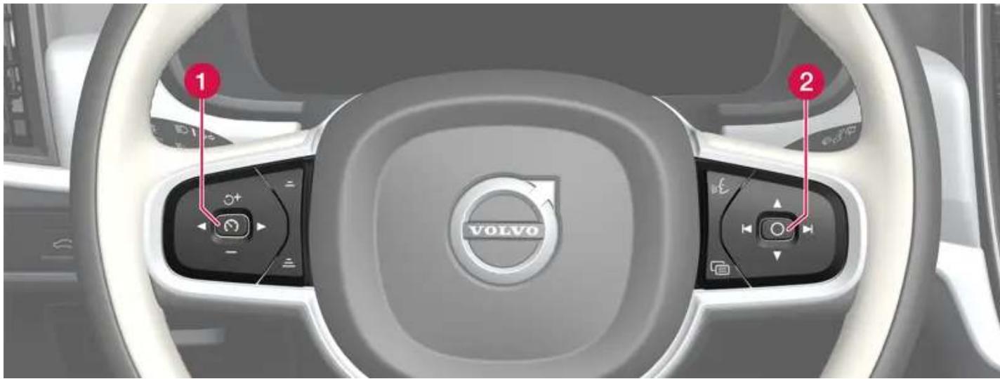 VOLVO XC60 (2024) - Commandes au volant et avertisseur sonore - 1