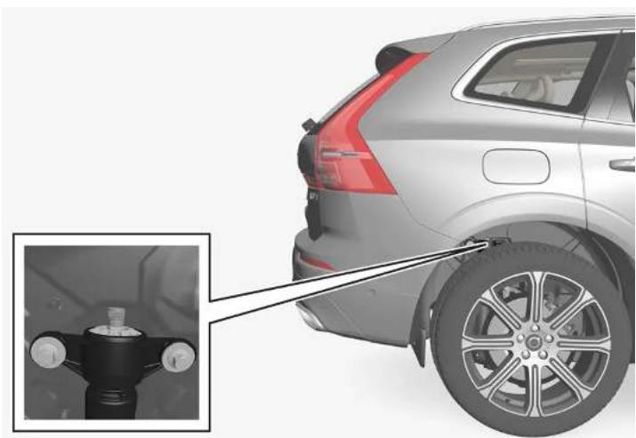 VOLVO XC60 (2024) - Placement des molettes de réglage - 2