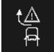 VOLVO XC60 (2024) - Symboles et messages de l'assistance en cas de risque de collision - 1