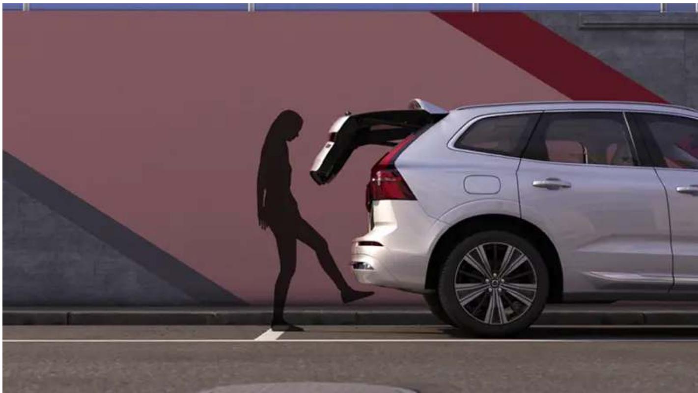 VOLVO XC60 (2024) - Actionnement du hayon par un mouvement du pied\* - 1