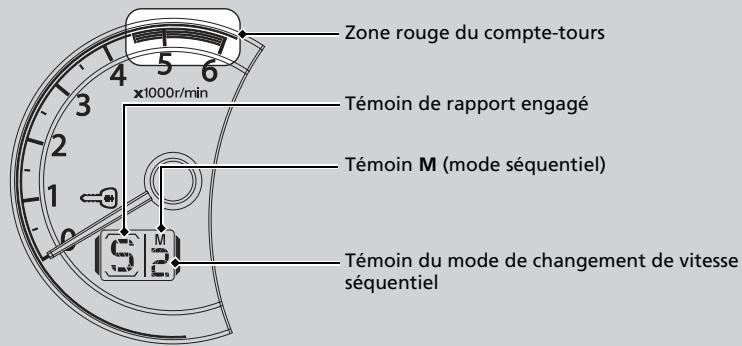 Honda CRV (2015-2017) - Utilisation du levier de vitesses - 1
