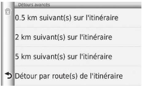 Honda CRV (2015-2017) - HOME ▶ Navigation ▶ Afficher carte ▶ Détour (en cours de route) - 1