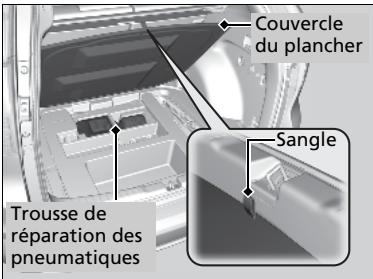 Honda CRV (2015-2017) - Se préparer à réparer provisoirement un pneu crevé - 2