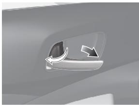 Honda CRV (2015-2017) - Déverrouillage des portes avant de l'intérieur P.167 - 1