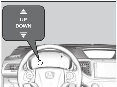 Honda CRV (2015-2017) - Témoins de montée/descente de rapport - 1