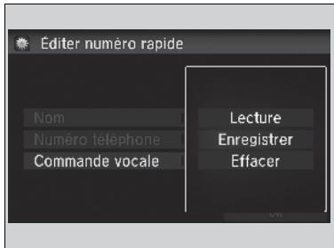 Honda CRV (2015-2017) - >> Numérotation rapide - 2