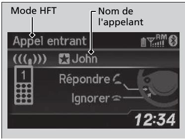 Honda CRV (2015-2017) - Recevoir un appel - 1