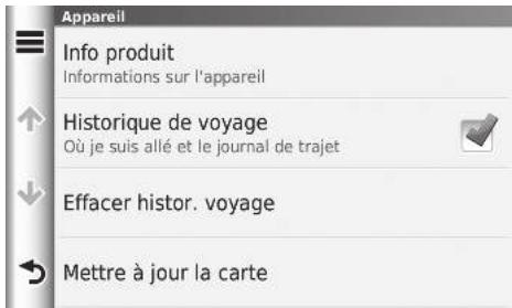 Honda CRV (2015-2017) - HOME ▶ Navigation ▶ Paramètres ▶ Dispositif - 1