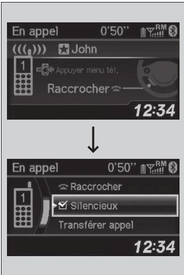 Honda CRV (2015-2017) - Options pendant un appel - 1