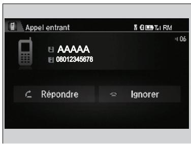 Honda CRV (2015-2017) - Recevoir un appel - 1
