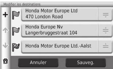 Honda CRV (2015-2017) - Modification de votre itinéraire - 2