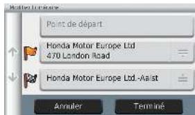 Honda CRV (2015-2017) - Ajouter une étape (« Point de ravitaillement ») - 1