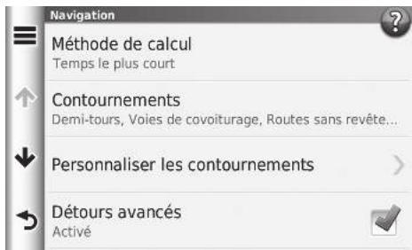 Honda CRV (2015-2017) - HOME ▶ Navigation ▶ Paramètres ▶ Navigation - 1