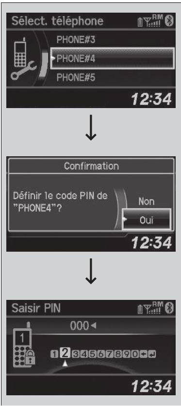 Honda CRV (2015-2017) - Pour créer un code PIN de sécurité - 1