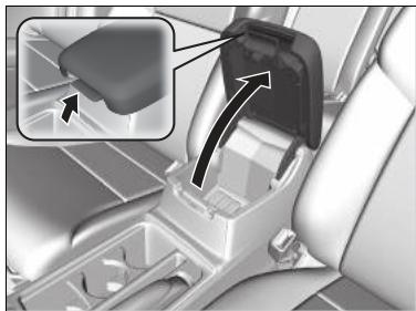 Honda CRV (2015-2017) - Compartiment de console - 1