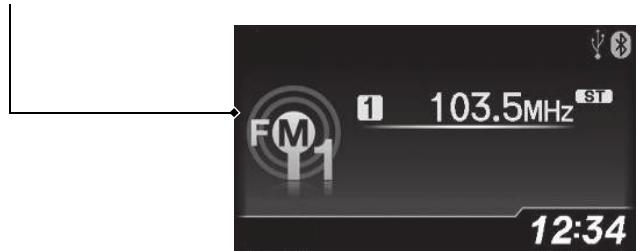 Honda CRV (2015-2017) - Système audio à un écran - 1