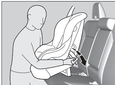Honda CRV (2015-2017) - Installation d'un système de retenue pour enfant avec une ceinture de sécurité ventrale/thoracique - 1