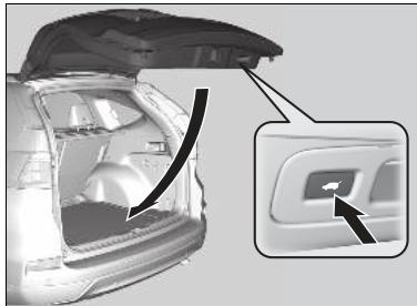 Honda CRV (2015-2017) - Bouton de fermeture du hayon électrique - 1