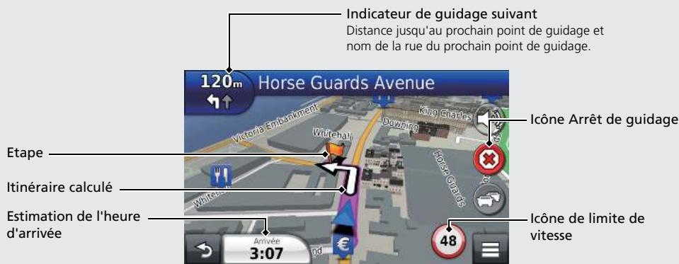 Honda CRV (2015-2017) - Pendant le guidage - 1