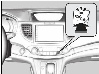 Honda CRV (2015-2017) - Touche Désembueur arrière/Rétroviseur chauffant - 1