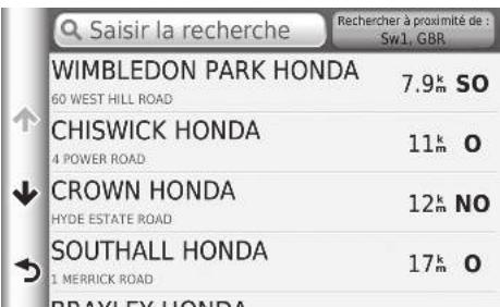 Honda CRV (2015-2017) - HOME ▶ Navigation ▶ Où aller ? ▶ HONDA - 1