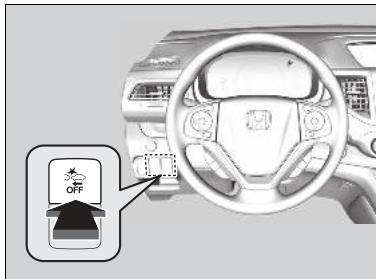 Honda CRV (2015-2017) - Activation et désactivation du système CMBS - 1