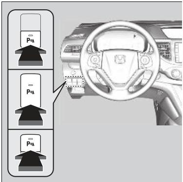 Honda CRV (2015-2017) - ■ Activation et désactivation du système de capteurs de stationnement - 1