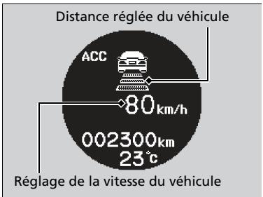 Honda CRV (2015-2017) - Pour régler la vitesse du véhicule - 2
