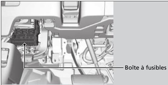 Honda CRV (2015-2017) - Boîte à fusible intérieure côté conducteur - 1