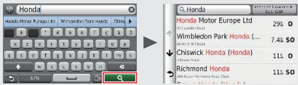 Honda CRV (2015-2017) - Utilisation de l'écran tactile - 1