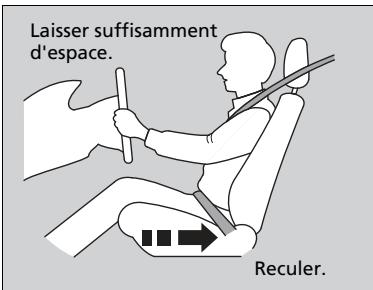 Honda CRV (2015-2017) - Réglage de la position des sièges - 1