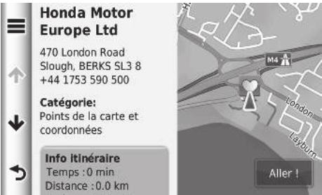 Honda CRV (2015-2017) - HOME ▶ Navigation ▶ Où aller ? ▶ Favoris - 1