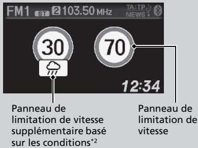 Honda CRV (2015-2017) - Panneaux affichés sur l'écran multi-informations interactif - 2