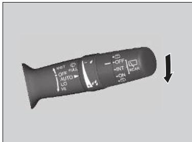 Honda CRV (2015-2017) - Essuie-glaces intermittents automatiques\* - 1
