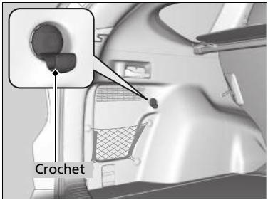 Honda CRV (2015-2017) - Crochets à bagages - 1