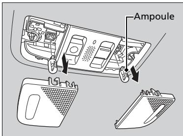 Honda CRV (2015-2017) - Ampoules de lecteur de carte - 2