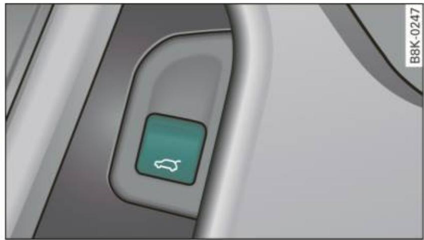 AUDI A4 (2010) - Ouverture et fermeture du couvercle du hayon/couvercle du coffre - 1
