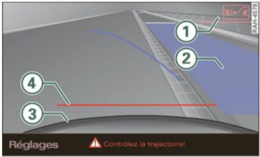 AUDI A4 (2010) - Stationnement en marche arrière - 1