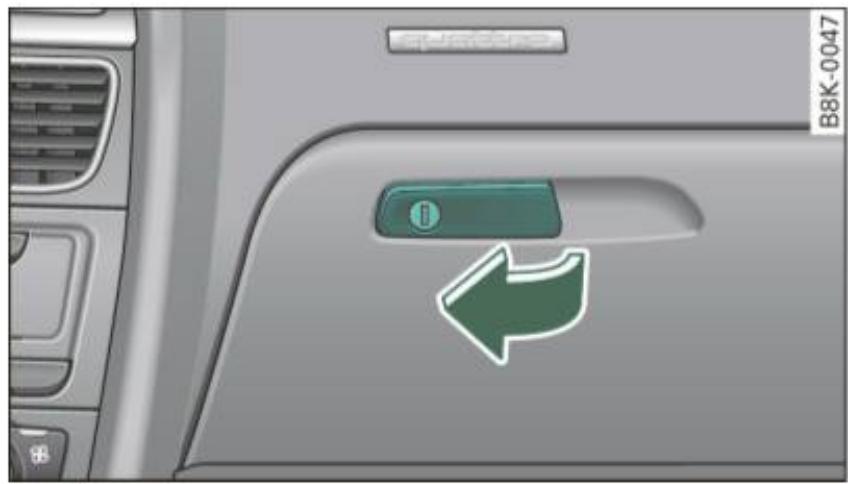 AUDI A4 (2010) - Boîte à gants - 1