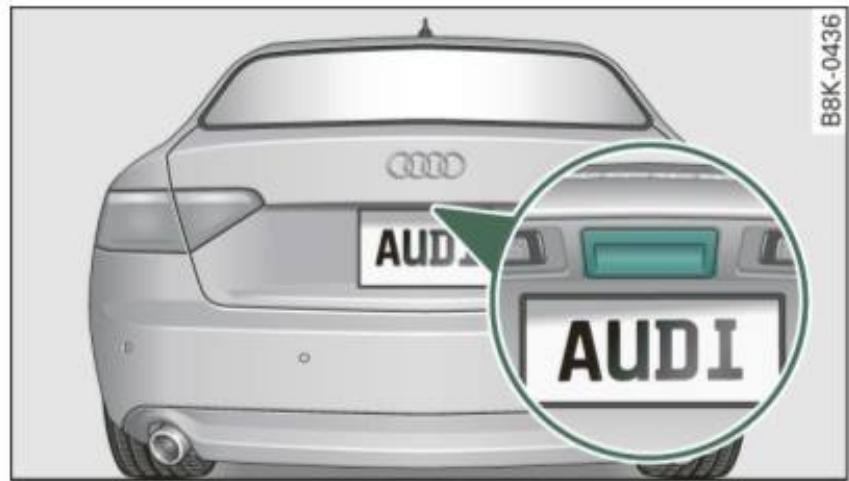 AUDI A4 (2010) - Ouverture et fermeture du couvercle du hayon/couvercle du coffre - 2